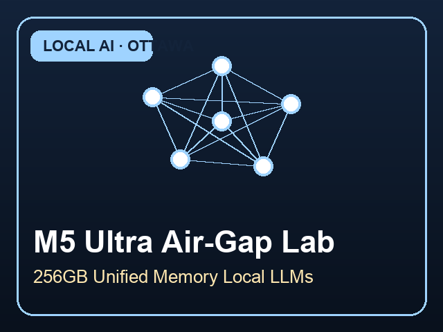M5 Ultra 256GB Air-Gap Lab